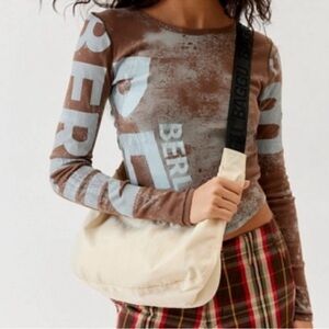 BAGGU Cream Crossbody Bag